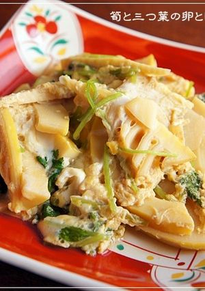 春の味覚♪筍と三つ葉の卵とじ-レシピのメイン写真