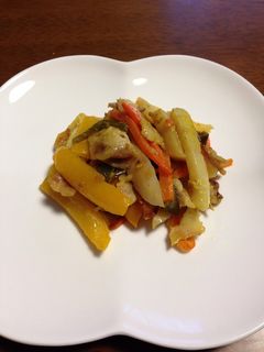 パプリカとじゃがいものカレー炒め-レシピのメイン写真