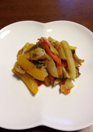 パプリカとじゃがいものカレー炒め-レシピのメイン写真