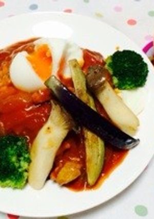 簡単！オシャレなチキントマトカレー-レシピのメイン写真