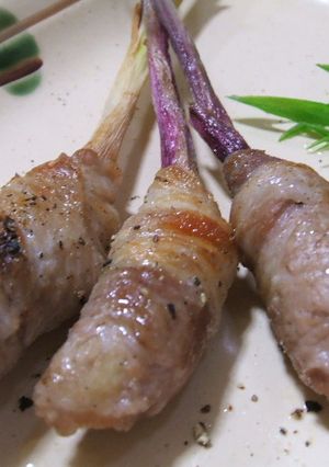 つまみだよ♪谷中生姜の豚肉巻き-レシピのメイン写真