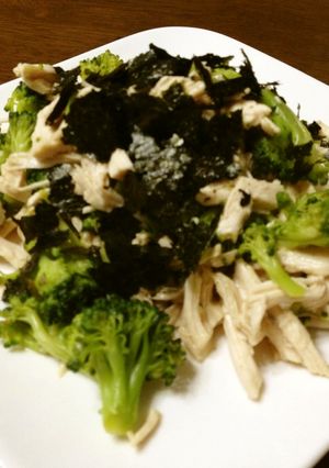 鶏肉とブロッコリーのワサビ和え☆-レシピのメイン写真
