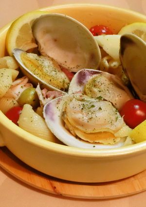 自宅で外食気分！貝と貝殻型のパスタ-レシピのメイン写真