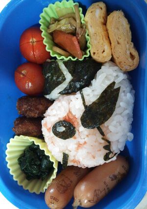 キャラ弁おにぎり♪ポケモン♪ヤヤコマ♪-レシピのメイン写真