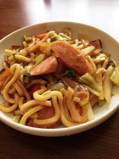 簡単焼きうどん♫-レシピのメイン写真