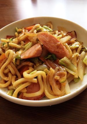 簡単焼きうどん♫-レシピのメイン写真