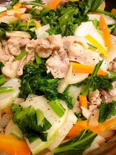豚肉とカブの炒め物-レシピのメイン写真