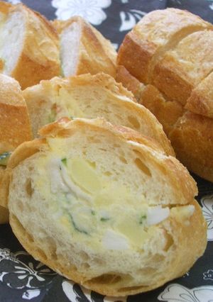 フランスパンで♪なが~いポテトサンド♪-レシピのメイン写真
