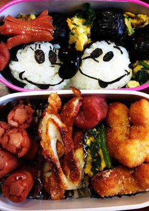 キャラおにぎり？娘のお弁当5-レシピのメイン写真