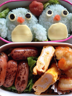 キャラおにぎり?娘のお弁当6-レシピのメイン写真
