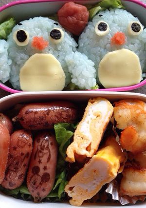 キャラおにぎり？娘のお弁当6-レシピのメイン写真