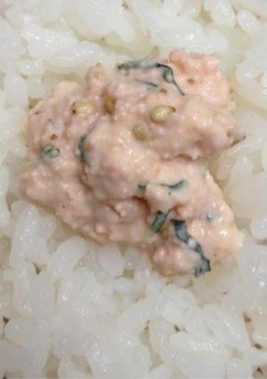 【おにぎりの具】明太子の大葉マヨネーズ-レシピのメイン写真