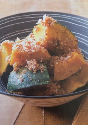 レンジでかぼちゃの煮物-レシピのメイン写真