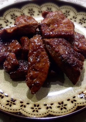 子供もパクパク☆豚レバー甘辛焼き-レシピのメイン写真