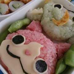 妖怪ウォッチ☆ジバニャン♪ブシニャン弁当-レシピのメイン写真