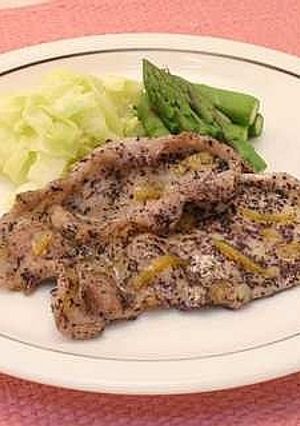 豚肉のソテー　赤しそとマーマレード風味-レシピのメイン写真