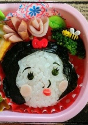 幼稚園のお弁当 ☆白雪姫☆-レシピのメイン写真