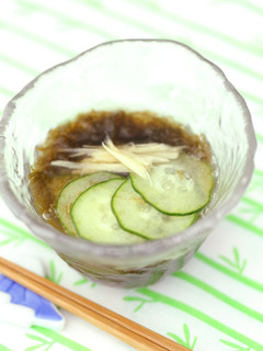 手作り三杯酢で頂く簡単もずく酢♪-レシピのメイン写真