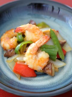 ❁海老とお野菜の甘酢炒め❁-レシピのメイン写真