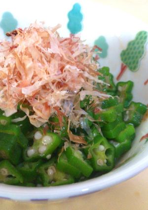 簡単！3分！オクラのおかか醤油和え-レシピのメイン写真