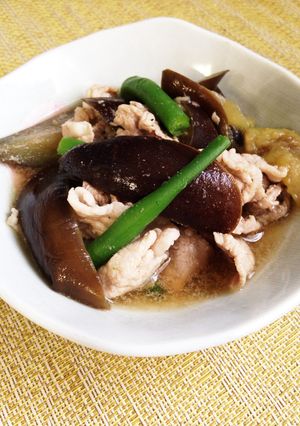 やわらか豚コマとナスの煮物-レシピのメイン写真