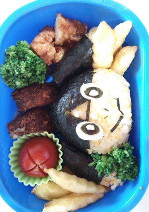キャラ弁おにぎり♪ポケモン♪エリキテル♪-レシピのメイン写真