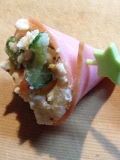 お弁当やオードブルに!ポテサラのハム巻き-レシピのメイン写真