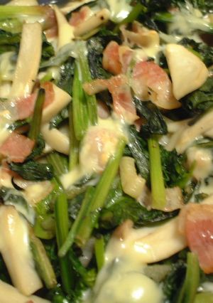 ほうれん草炒めチーズ焼き-レシピのメイン写真