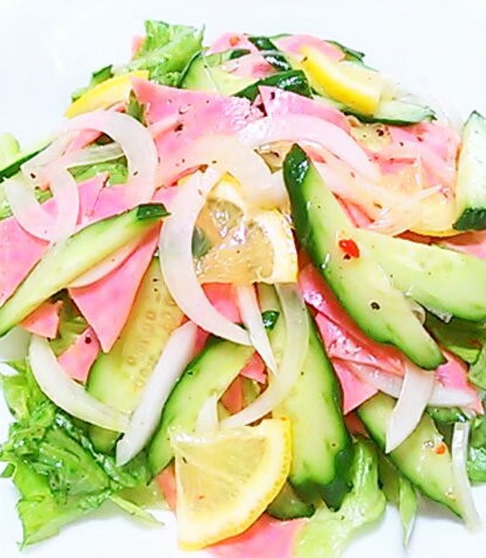 ソフトサラミのマリネ風スイートチリサラダ by ハートフルキッチン麗