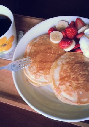 うまっ♡全粒粉パンケーキ-レシピのメイン写真