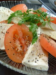 水切り豆腐で!カプレーゼ♪-レシピのメイン写真