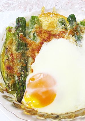 グリーンアスパラのチーズ焼き-レシピのメイン写真