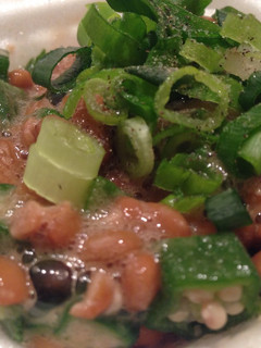 オクラ納豆塩胡椒のせ-レシピのメイン写真