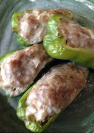 ピーマン肉詰め(^o^)/-レシピのメイン写真