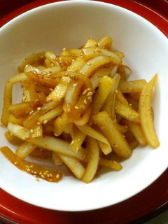 大根の皮のきんぴら♪-レシピのメイン写真