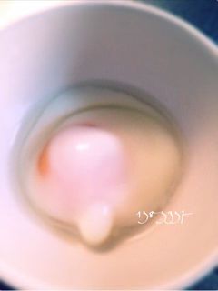 レポ150件突破!電子レンジで簡単温泉卵-レシピのメイン写真