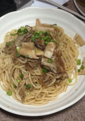ズボラ女子☆きのこスパゲティ-レシピのメイン写真