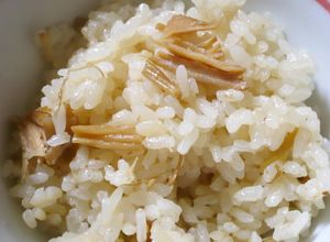 超簡単☆鶏缶となめ茸の炊き込みご飯-レシピのメイン写真