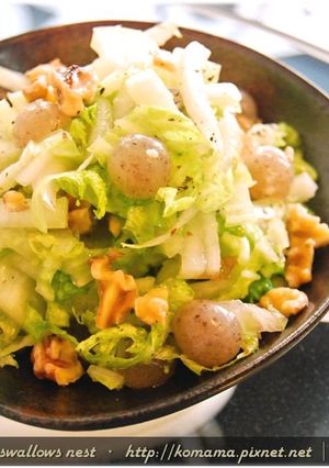 黑Q醋拌白菜．柯媽媽の植物燕窩-レシピのメイン写真