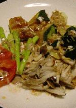 温野菜のネギドレッシングかけ-レシピのメイン写真