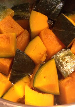 圧力鍋DEかぼちゃの煮物( ^ω^ )-レシピのメイン写真