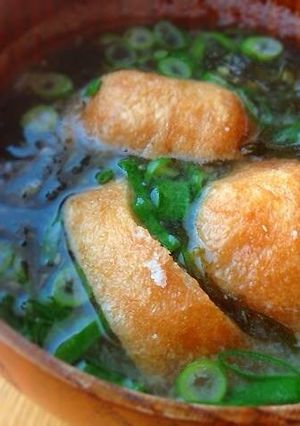 仙台麩と岩海苔いりの味噌汁-レシピのメイン写真
