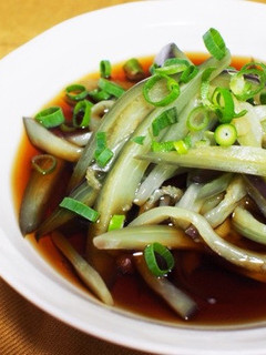 ナスのそうめん風-レシピのメイン写真