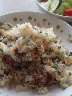 ☆コストコプルコギビーフとニラの炒飯☆-レシピのメイン写真
