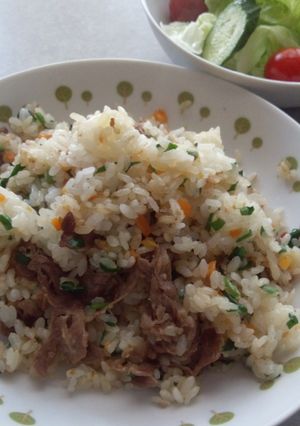 ☆コストコプルコギビーフとニラの炒飯☆-レシピのメイン写真