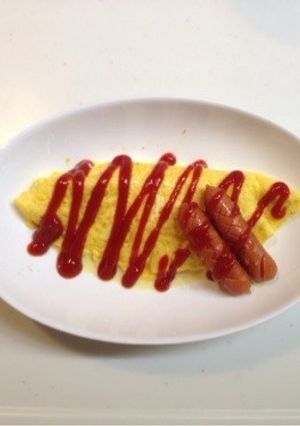 簡単☆ツナマヨチーズのオムレツ-レシピのメイン写真