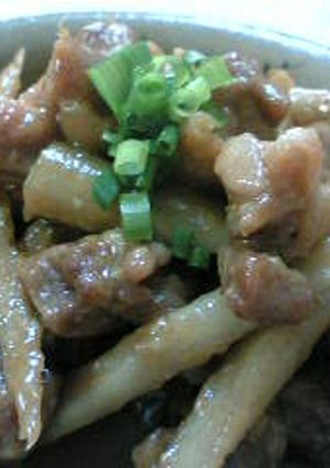 ビールがすすむ！＜味噌親鶏ごぼう＞-レシピのメイン写真