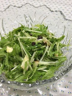 水菜サラダ-レシピのメイン写真