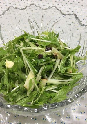 水菜サラダ-レシピのメイン写真