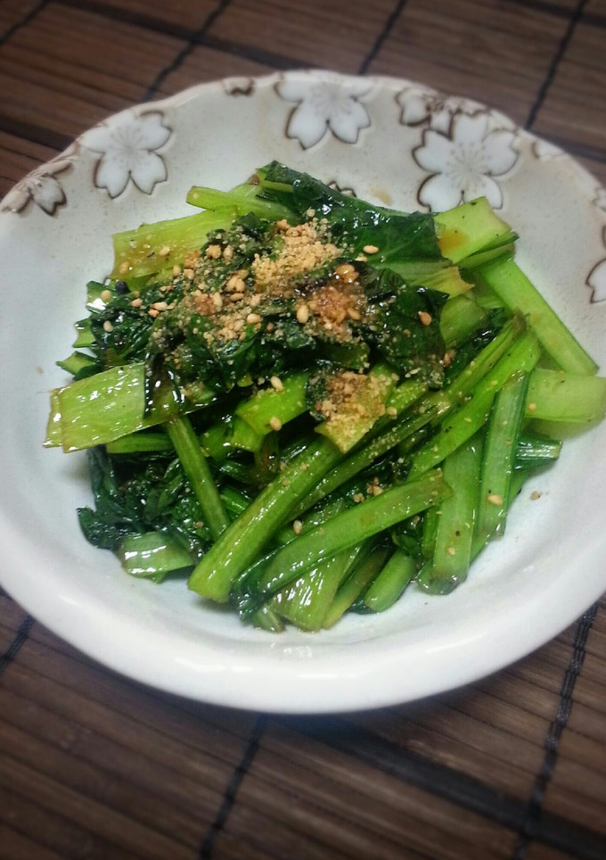 栄養満点♪ちぢみ菜の油炒め♪-レシピのメイン写真